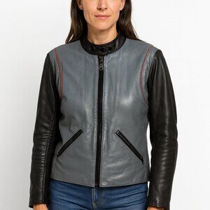 Harley Davidson AMF Leather Moto Jacket Vintage 1970s